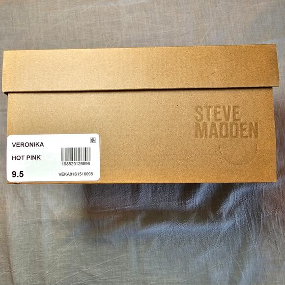 Steve Madden Hot Pink Veronika Platform Sandal sz 9.5 - Picture 10 of 10